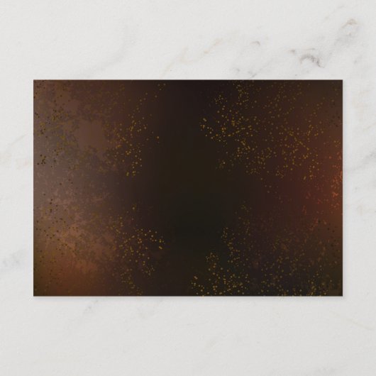 Carte Conseil Steampunk Rusty Background (Dos)