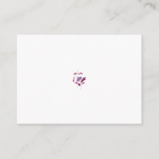 Carte Conseil Style Ndrrmc, Violet Clair, Jazzberry Jam (Devant)
