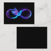 Carte Conseil Symbole de Neon Infinity par Glowing Hummingbird (Devant / Derrière)