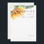 Carte Conseil Tournée de pays audacieux | Mariage vert foncé<br><div class="desc">Ce tournesol de pays audacieux | carte de conseil mariage vert foncé est parfait pour votre jardin d'été boho classique simple mariage grange de . Le design comprend un bouquet de vintage or jaune aquarelle et des tournesols oranges rustiques, une élégante végétation d'eucalyptus vert sauge moderne et une rose en...</div>