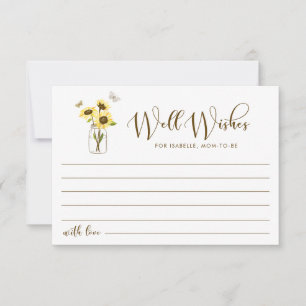 Carte Conseil Tournesols sur Mason Jar Eh bien veut que maman so