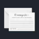 Carte Conseil Un message pour les conseils de Mariage de mariée<br><div class="desc">Ces charmantes cartes de message seront une alternative parfaite à un livre d'hôtes mariage traditionnel. Lisez-les plus tard,  par exemple à l'occasion d'un anniversaire.</div>
