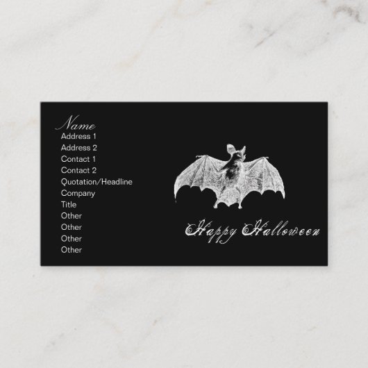 Carte Conseil Vampire Bat Wings (Devant)