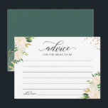 Carte Conseil Vert d'ivoire or fleurie Verdure Mots de<br><div class="desc">Vert d'ivoire or fleurie verte Paroles de conseil carte. (1) Pour plus de personnalisation,  cliquez sur le lien "customiser plus loin" et utilisez notre outil de conception pour modifier ce modèle. (2) Si vous avez besoin d'aide ou d'articles correspondants,  veuillez me contacter.</div>