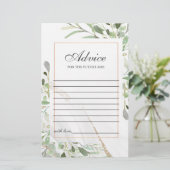 Carte conseil Watercolor (Debout devant)