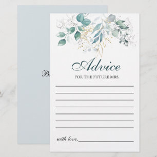 Carte conseil Watercolor