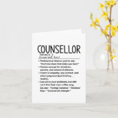 Carte Conseiller (Fleur jaune)