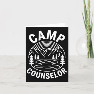 Carte Conseiller de camp Chemise Camper Camper Summer Ca