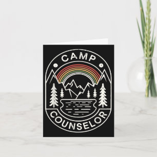 Carte Conseiller de camp Chemise Camper Personnel de cam