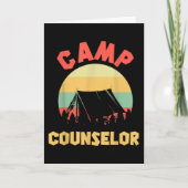 Carte Conseiller de camp d'été Directeur Camper (Devant)