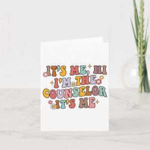Carte Conseiller scolaire C'est moi Bonjour Je suis le c
