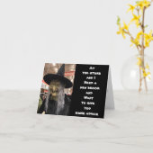 CARTE ***CONSEILS HALLOWEEN D'UN TÉMOIN?*** (Fleur jaune)