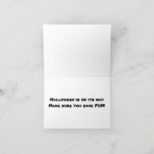 CARTE ***CONSEILS HALLOWEEN D'UN TÉMOIN?*** (Intérieur)