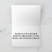 CARTE CONSEILS POUR LA FÊTE DE LA MÈRE À MOM (Intérieur)