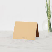 Carte Conseils pour la table de maman pour la Baby Showe (Dos)