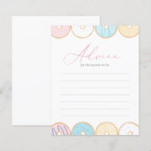 Carte Conseils pour parents pour l'arrosage de béb (Devant / Derrière)