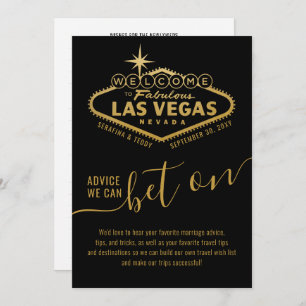 Carte Conseils pour parier sur Las Vegas Thème Conseils 