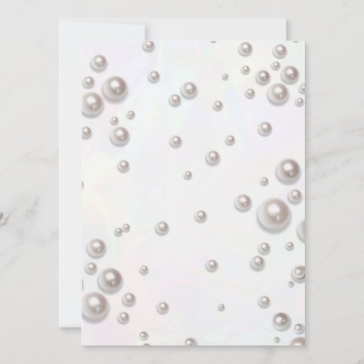 Carte Conseils & Wis Bridal douche Arc perle (Dos)