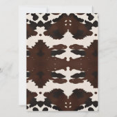 Carte Conseils & Wis Bride douche Western Boho (Dos)