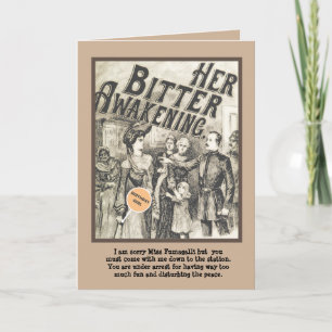 CARTE CONSÉQUENCES D'AVOIR TROP DE PLAISIR À L'ANNIVERSA