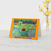 Carte Conservation amphibie (Fleur jaune)