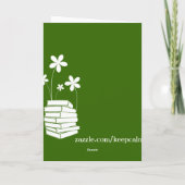 Carte Conserver les fentes de calme et d'amour (n'import (Dos)