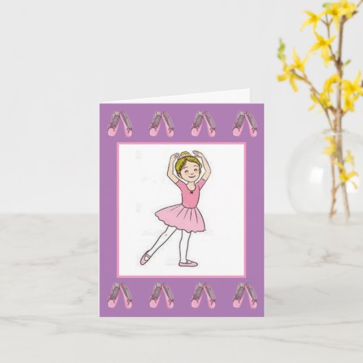 Carte Considérant Dance (Fleur jaune)