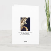 Carte Considérant fiche de félicitations (Dos)