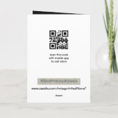 Carte Considérant Violon de pingouin, Bonne chance (Dos)