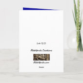 Carte Considérez le Lillies (Dos)