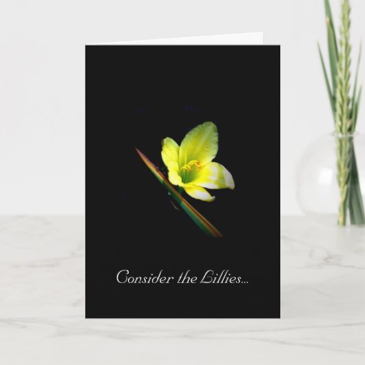 Carte Considérez le Lillies 100 (Devant)