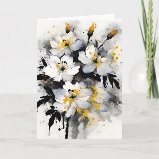 Carte Consolida - Fleurs aquarelles (Devant)
