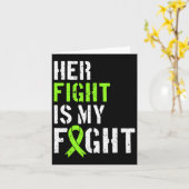 Carte Constater que son combat est mon soutien de combat (Fleur jaune)