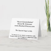 Carte Constellation cardiaque (Dos)