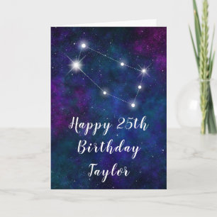 Carte Constellation du zodiaque Gémeaux Joyeux Anniversa