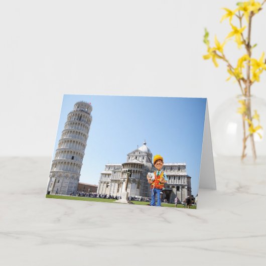 Carte Constructeur fier (Fleur jaune)