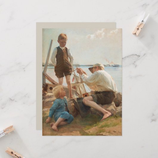 Carte Constructeurs navals (par Albert Edelfeel) (Devant/Arrière en situation)