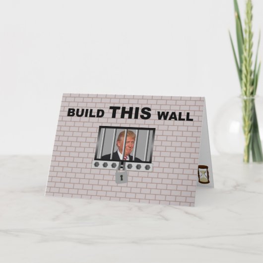 Carte Construire ce mur / Anti-Trump, (Devant)