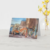 Carte Construire de bonnes choses | Construction sur Cro (Fleur jaune)