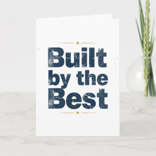 Carte Construit par la Meilleure Typographie