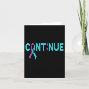 Carte Cont ; nue Semicolon Sensibilisation à la préventi