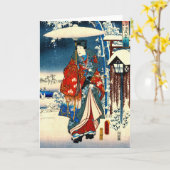 Carte Conte de droite de Genji 1853 (Fleur jaune)