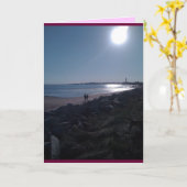 Carte Contemplation sur Cape Cod (Fleur jaune)