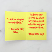 Carte Contes de fées de bonhomme (Intérieur)