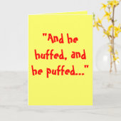 Carte Contes de fées de bonhomme (Fleur jaune)