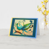 Carte Contes grands par Debbie Jensen (Fleur jaune)