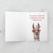 Carte Continuez D'Être Flamande Anniversaire (Intérieur)