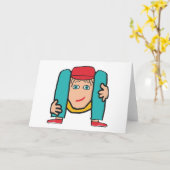 Carte Contortionniste (Fleur jaune)