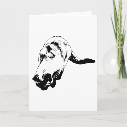 Carte Contour doux, mot joyeux (Devant)