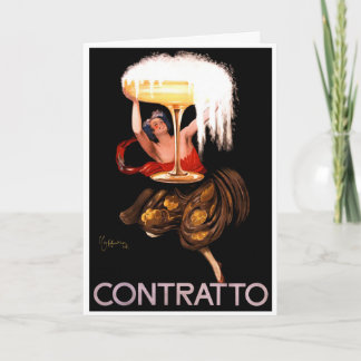 Carte : Contrat de Leonetto Cappiello
